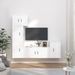 Ensemble de meubles TV 5 pcs Blanc brillant Bois d'ingénierie - Photo n°2