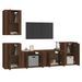 Ensemble de meubles TV 5 pcs Chêne marron Bois d'ingénierie - Photo n°3