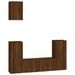 Ensemble de meubles TV 5 pcs Chêne marron Bois d'ingénierie - Photo n°1