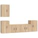 Ensemble de meubles TV 5 pcs Chêne sonoma Bois d'ingénierie - Photo n°1