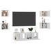 Ensemble de meubles TV 6 pcs Blanc - Photo n°3