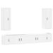 Ensemble de meubles TV 6 pcs Blanc Bois d'ingénierie - Photo n°1