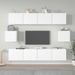 Ensemble de meubles TV 6 pcs Blanc Bois d'ingénierie - Photo n°1