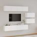 Ensemble de meubles TV 6 pcs Blanc Bois d'ingénierie - Photo n°1