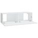 Ensemble de meubles TV 6 pcs Blanc Bois d'ingénierie - Photo n°7