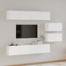 Ensemble de meubles TV 6 pcs Blanc Bois d'ingénierie - Photo n°1