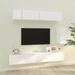 Ensemble de meubles TV 6 pcs Blanc Bois d'ingénierie - Photo n°1