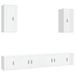 Ensemble de meubles TV 6 pcs Blanc brillant Bois d'ingénierie - Photo n°1