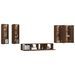 Ensemble de meubles TV 6 pcs Chêne marron Bois d'ingénierie - Photo n°4