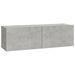 Ensemble de meubles TV 6 pcs Gris béton Bois d'ingénierie - Photo n°5