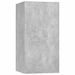 Ensemble de meubles TV 6 pcs Gris béton Bois d'ingénierie - Photo n°4