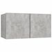 Ensemble de meubles TV 6 pcs Gris béton Bois d'ingénierie - Photo n°5