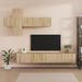 Ensemble de meubles TV 7 pcs Chêne sonoma Bois d'ingénierie - Photo n°1
