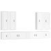 Ensemble de meubles TV 8 pcs Blanc brillant Bois d'ingénierie - Photo n°1