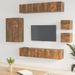 Ensemble de meubles TV 8 pcs Chêne fumé Bois d'ingénierie - Photo n°1