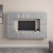 Ensemble de meubles TV 8 pcs Gris béton 8 - Photo n°1