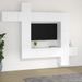 Ensemble de meubles TV 9 pcs Blanc Bois d'ingénierie - Photo n°1