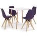 Ensemble de salle à manger 5 pcs Lilas 7 - Photo n°1