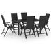 Ensemble de salle à manger de jardin 7 pcs Aluminium Anthracite 2 - Photo n°1