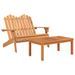 Ensemble de salon de jardin Adirondack 2 pcs bois acacia solide - Photo n°1