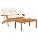 Ensemble de salon de jardin Adirondack 2 pcs bois acacia solide - Photo n°1