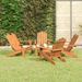 Ensemble de salon de jardin Adirondack 5 pcs bois acacia solide - Photo n°1