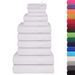 Ensemble de serviettes 12 pcs blanc 360 g/m² 100% coton - Photo n°2