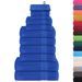 Ensemble de serviettes 12 pcs bleu 360 g/m² 100% coton - Photo n°2