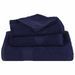 Ensemble de serviettes 12 pcs bleu marine 360 g/m² 100% coton - Photo n°4