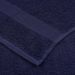 Ensemble de serviettes 12 pcs bleu marine 360 g/m² 100% coton - Photo n°6