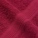 Ensemble de serviettes 12 pcs bordeaux 360 g/m² 100% coton - Photo n°7