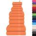 Ensemble de serviettes 12 pcs orange 360 g/m² 100% coton - Photo n°2