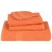 Ensemble de serviettes 12 pcs orange 360 g/m² 100% coton - Photo n°4