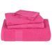 Ensemble de serviettes 12 pcs rose 360 g/m² 100% coton - Photo n°4