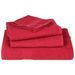 Ensemble de serviettes 12 pcs rouge 360 g/m² 100% coton - Photo n°4