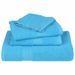 Ensemble de serviettes 12 pcs turquoise 360 g/m² 100% coton - Photo n°4