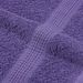 Ensemble de serviettes 12 pcs violet 360 g/m² 100% coton - Photo n°7