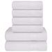 Ensemble de serviettes 6 pcs blanc 360 g/m² 100% coton - Photo n°1