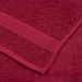 Ensemble de serviettes 6 pcs bordeaux 360 g/m² 100% coton - Photo n°6