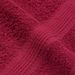 Ensemble de serviettes 6 pcs bordeaux 360 g/m² 100% coton - Photo n°7