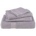 Ensemble de serviettes 6 pcs gris 360 g/m² 100% coton - Photo n°4