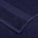 Ensemble de serviettes 8 pcs bleu marine 360 g/m² 100% coton - Photo n°6