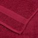 Ensemble de serviettes 8 pcs bordeaux 360 g/m² 100% coton - Photo n°6