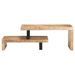 Ensemble de table basse 2 pcs Bois de manguier massif - Photo n°4