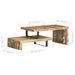 Ensemble de table basse 2 pcs Bois de récupération massif - Photo n°8