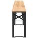 Ensemble de tables à bière pliantes 3 pcs bois massif de sapin - Photo n°6