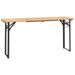 Ensemble de tables à bière pliantes 3 pcs bois massif de sapin - Photo n°7