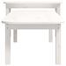 Ensemble de tables basses 2 pcs Blanc Bois massif de pin - Photo n°7