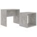 Ensemble de tables basses Gris béton 48x30x45 cm - Photo n°1