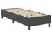 Ensemble matelas équilibré à ressorts 20 cm et sommier tapissier 35.5 cm tissu gris foncé Sloka - Élégance et confort - Photo n°6